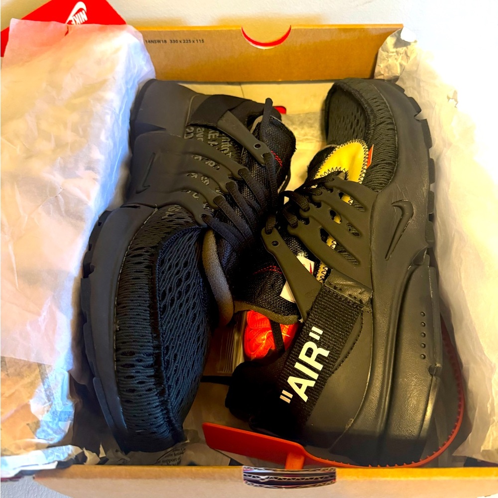 Off-White x Air Presto 'Black' (2018) NWT size men’s 12